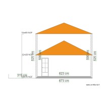 DP4 Plan des façades et toitures ouest Boube