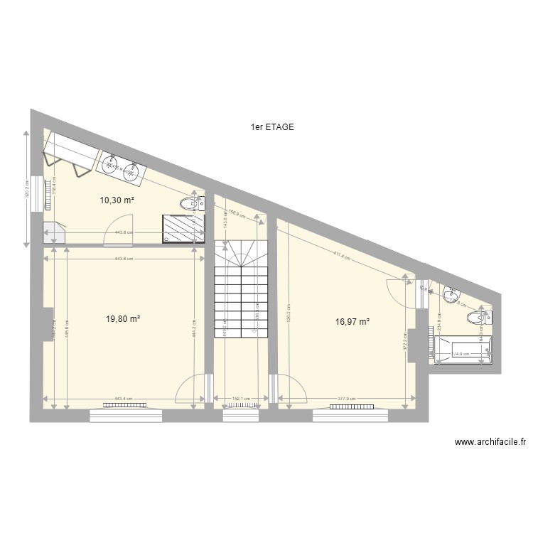 ARRAS 1er Etage. Plan de 0 pièce et 0 m2