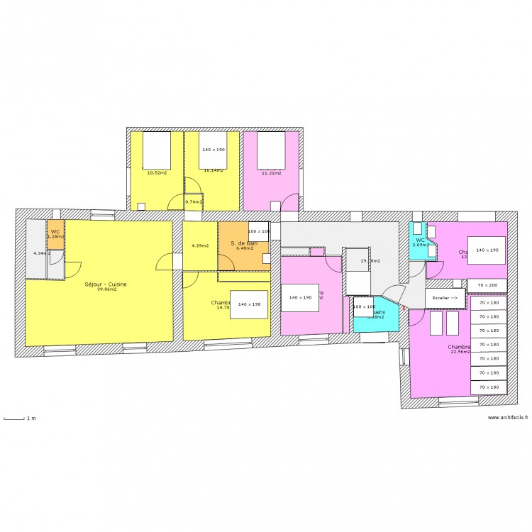 Chamberthaud 1er Etage Projet 4. Plan de 0 pièce et 0 m2