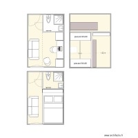 chambres 2 et 3 étage 1 mezza BIS