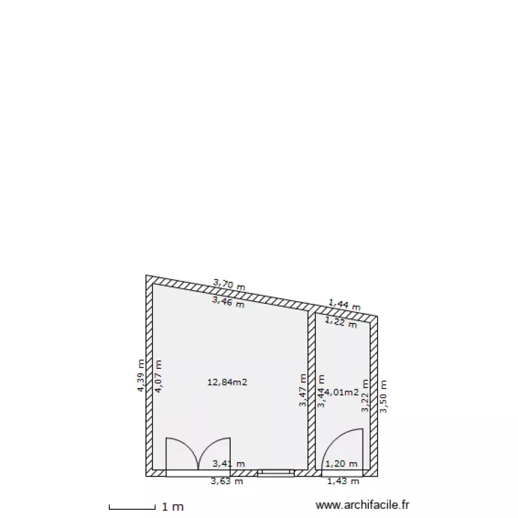 Abri de jardin. Plan de Abri de jardin. Plan de