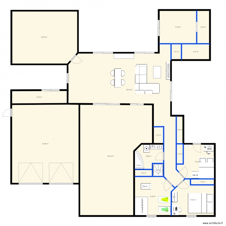 Plan Maison Thairé. Plan de 0 pièce et 0 m2