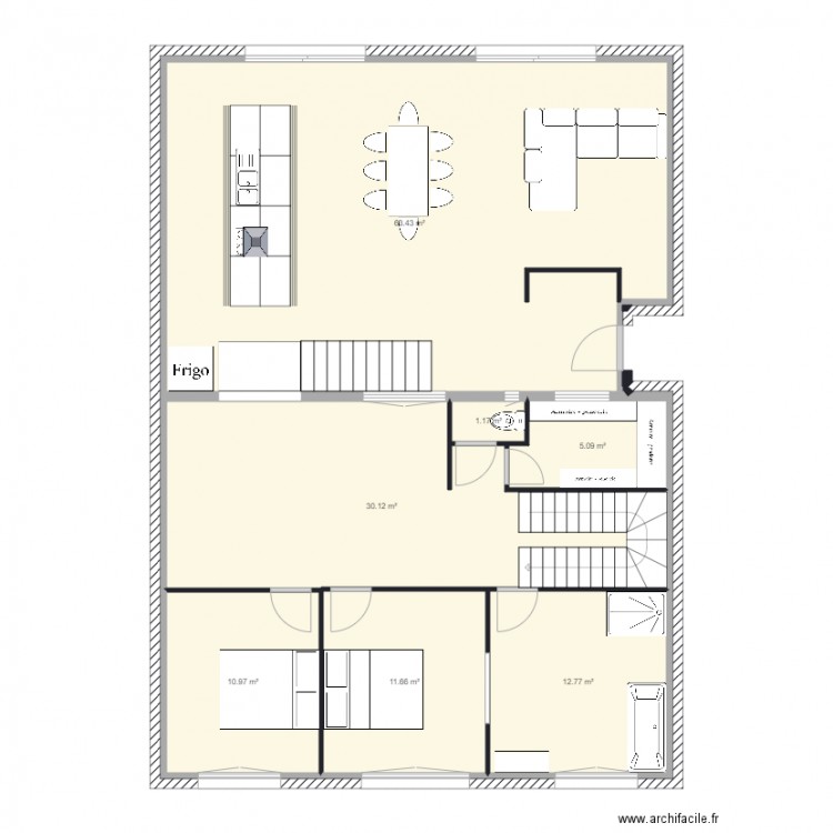 Maison Toul RDC. Plan de 0 pièce et 0 m2