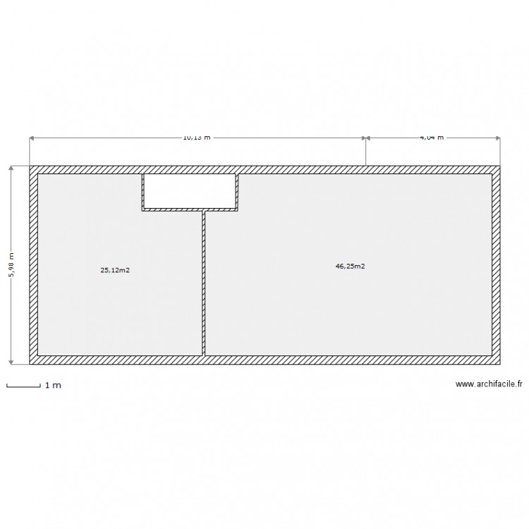 projet maison terrain largeur 10m sous sol. Plan de 0 pièce et 0 m2