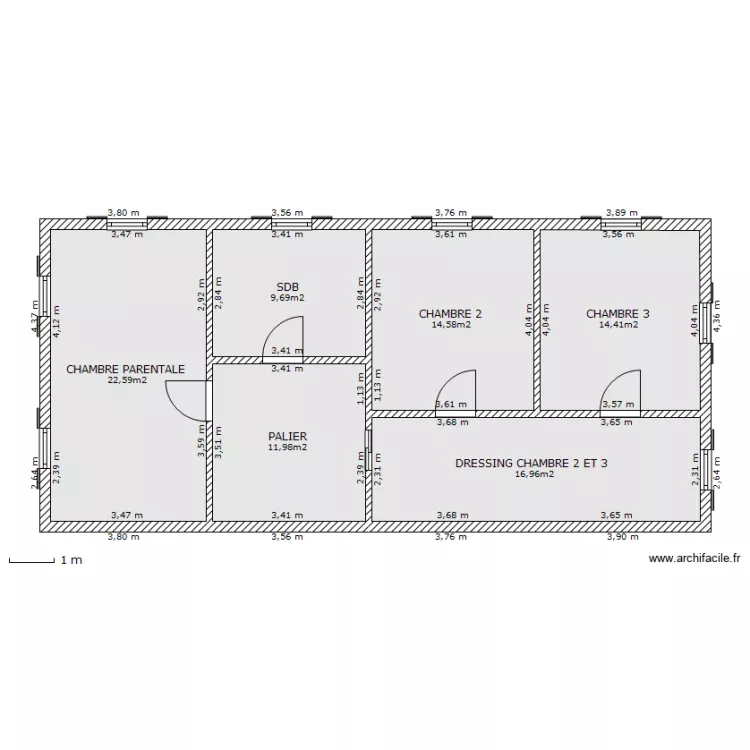 Etage plan 2. Plan de Etage plan 2. Plan de