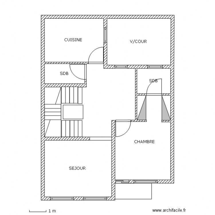 maison othman etage 1. Plan de 0 pièce et 0 m2