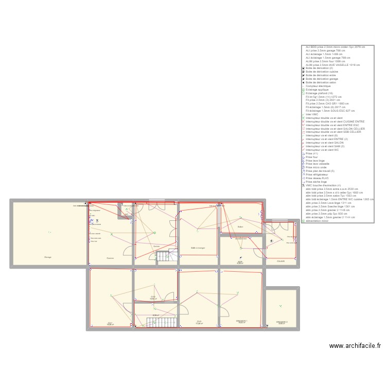OPHELIE 2.. Plan de 14 pièces et 209 m2
