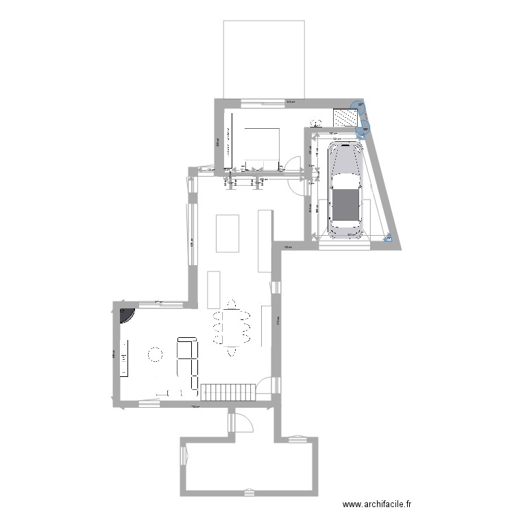 extension maison 2018. Plan de 0 pièce et 0 m2
