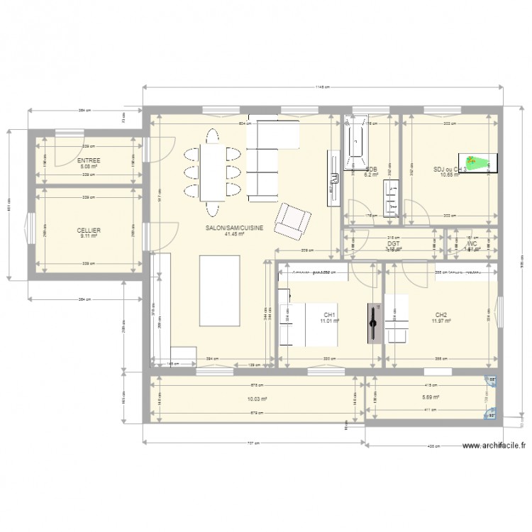 Plan Maison PePe2. Plan de 0 pièce et 0 m2