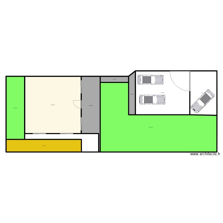 MAISON EXTERIEUR. Plan de 9 pièces et 418 m2