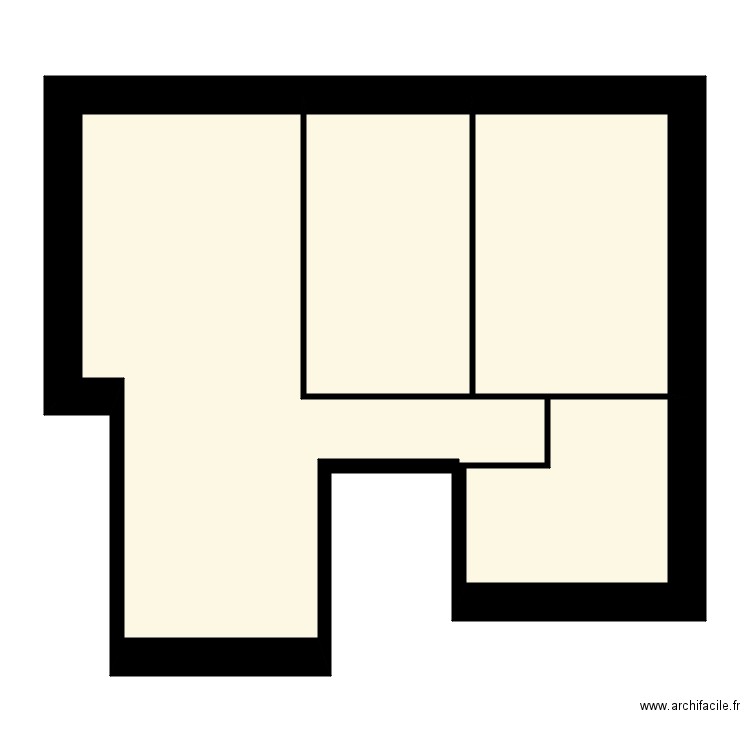 projet ambard f3. Plan de 4 pièces et 63 m2