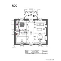 Plan plomberie Chambre et SDB RDC