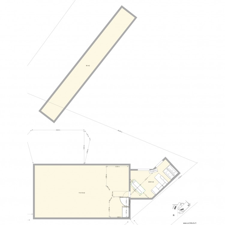 Plans officiels canapé angle. Plan de 0 pièce et 0 m2