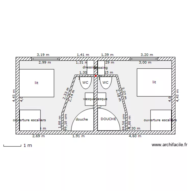 ETAGE DUPLEX. Plan de ETAGE DUPLEX. Plan de