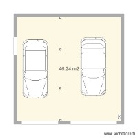 garage carré double porte