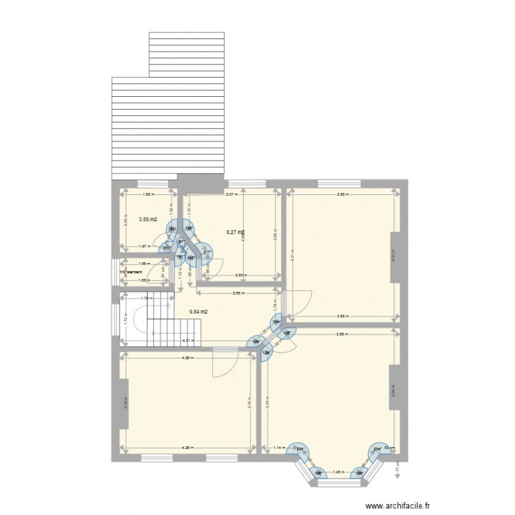 18 HFC Existing Floor Plans. Plan de 0 pièce et 0 m2