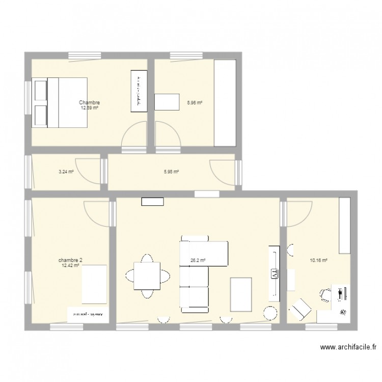 Appartement Fleurier . Plan de 0 pièce et 0 m2