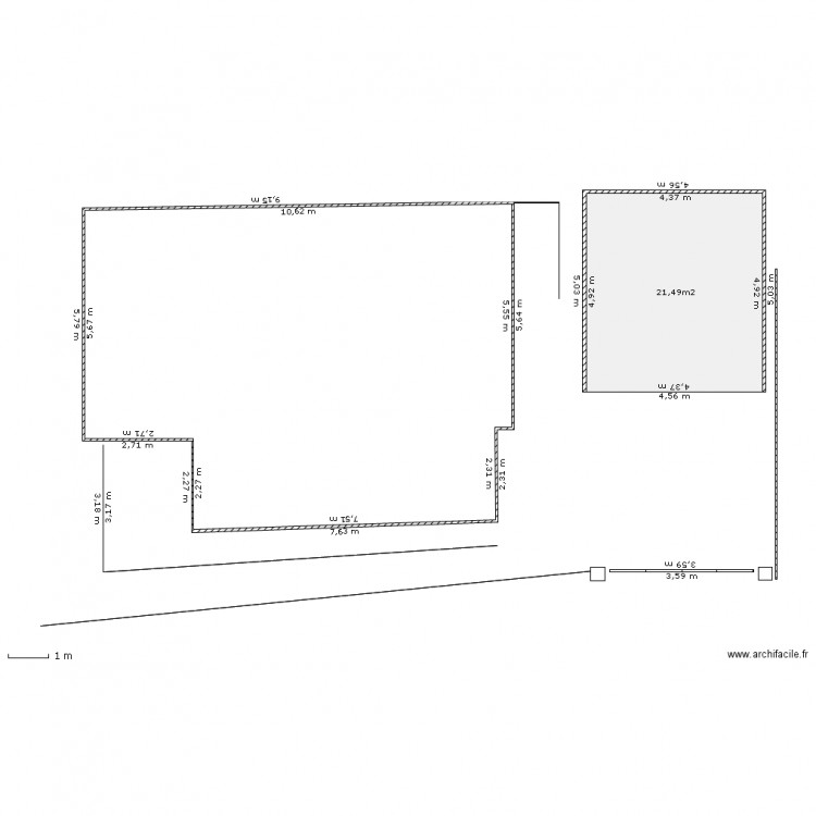plan initial garage   maison plan de masse. Plan de 0 pièce et 0 m2