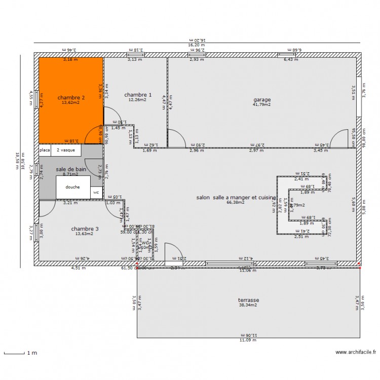 maison 974. Plan de 0 pièce et 0 m2