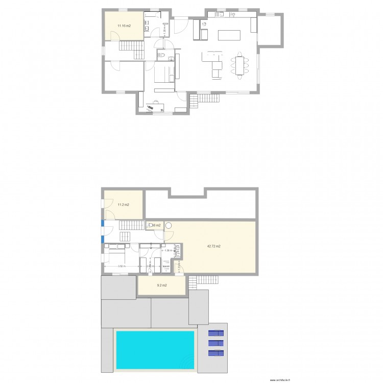 Maison V3. Plan de 0 pièce et 0 m2