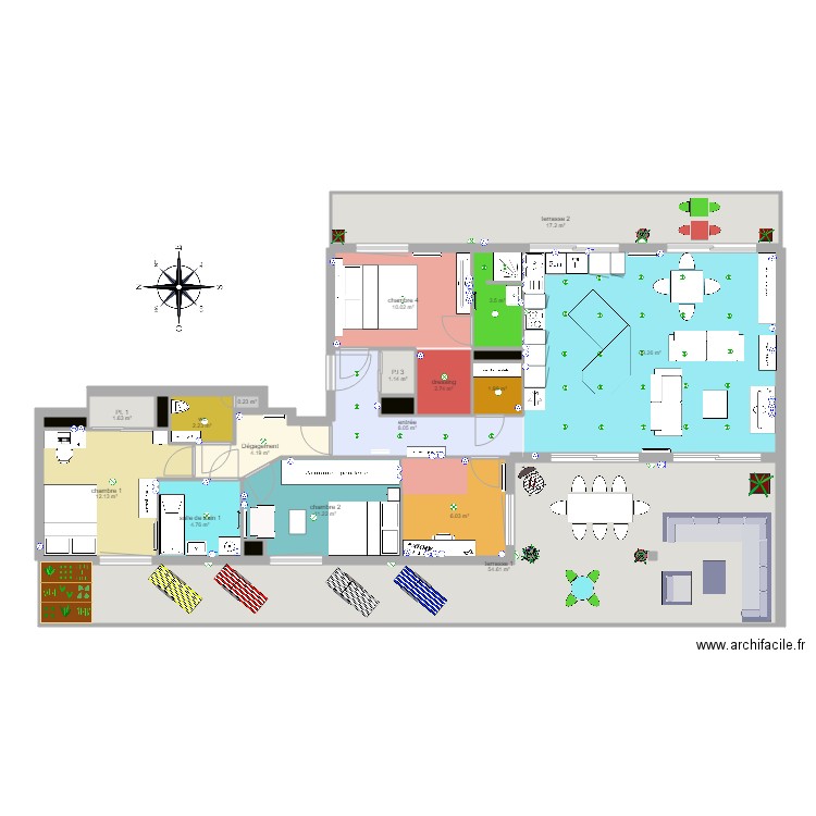 Appartement COGEDIM V2. Plan de 0 pièce et 0 m2