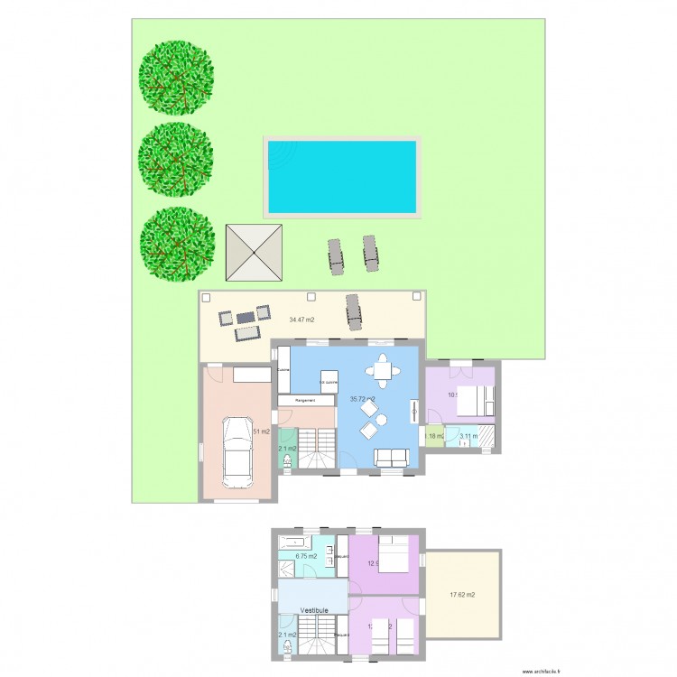 Maison Calenzana 2. Plan de 0 pièce et 0 m2