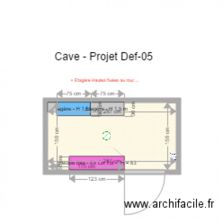 Cave Projet Def 05. Plan de 0 pièce et 0 m2