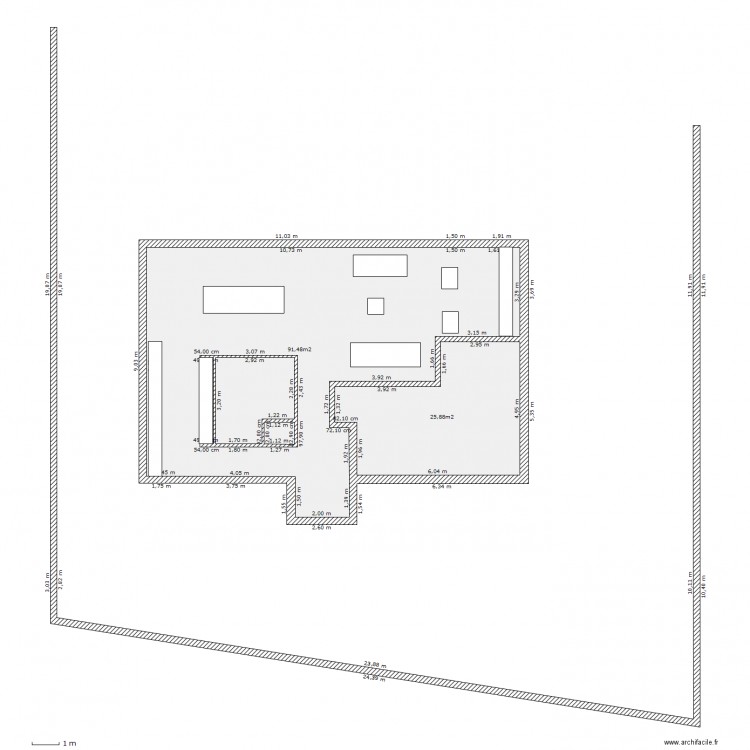 espace RDC1. Plan de 0 pièce et 0 m2