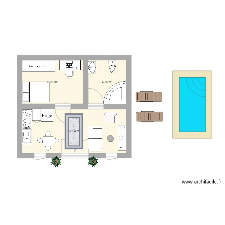 Appartement Ximena. Plan de 0 pièce et 0 m2