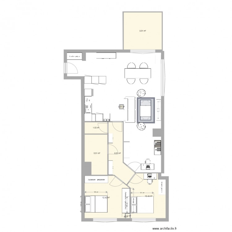 Appartement 4. Plan de 0 pièce et 0 m2
