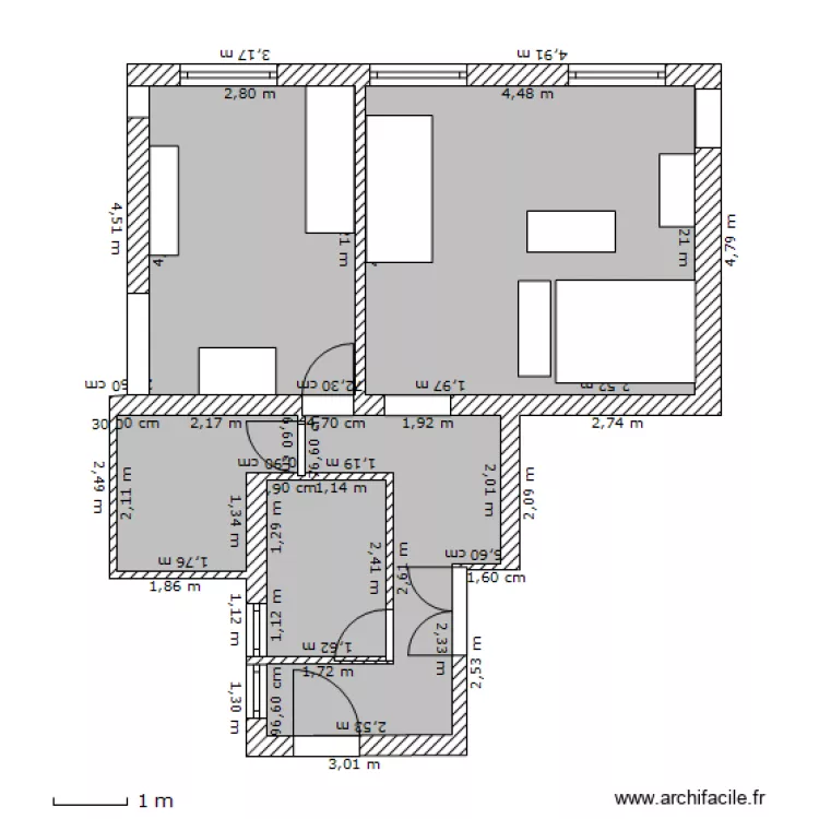 appartement. Plan de appartement. Plan de