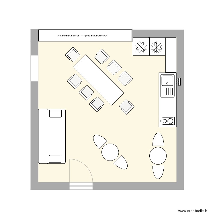 Foyer CSB 5. Plan de 0 pièce et 0 m2