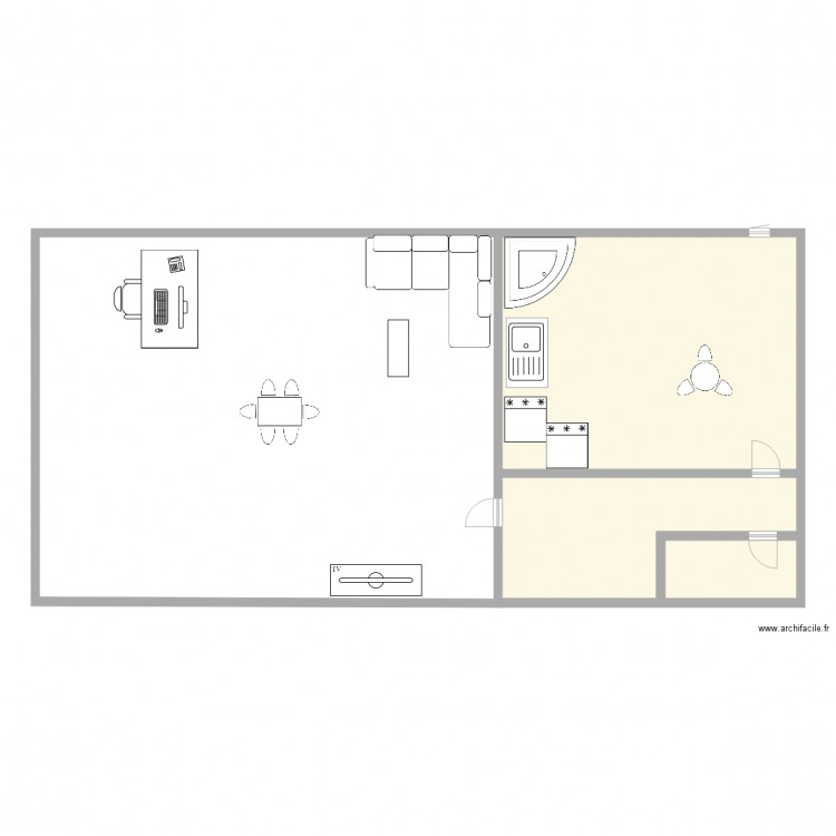 wibox mezel 3e etage V2. Plan de 0 pièce et 0 m2