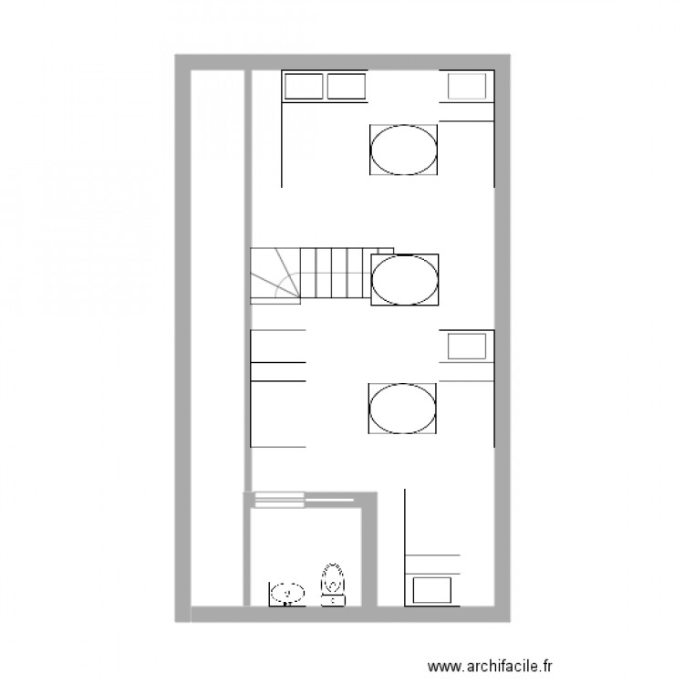  etage 1. Plan de 0 pièce et 0 m2