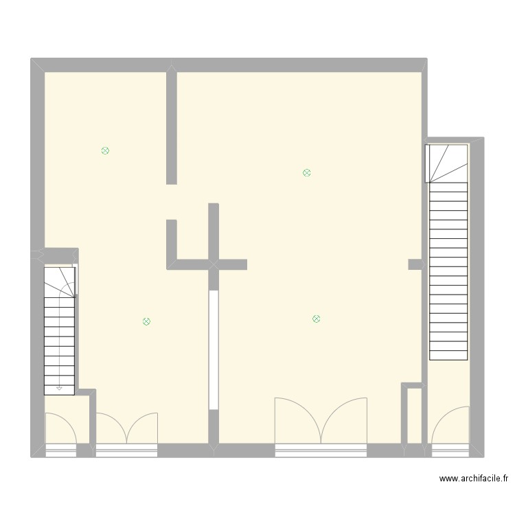 13 14 Aristide Rouzière . Plan de 5 pièces et 103 m2