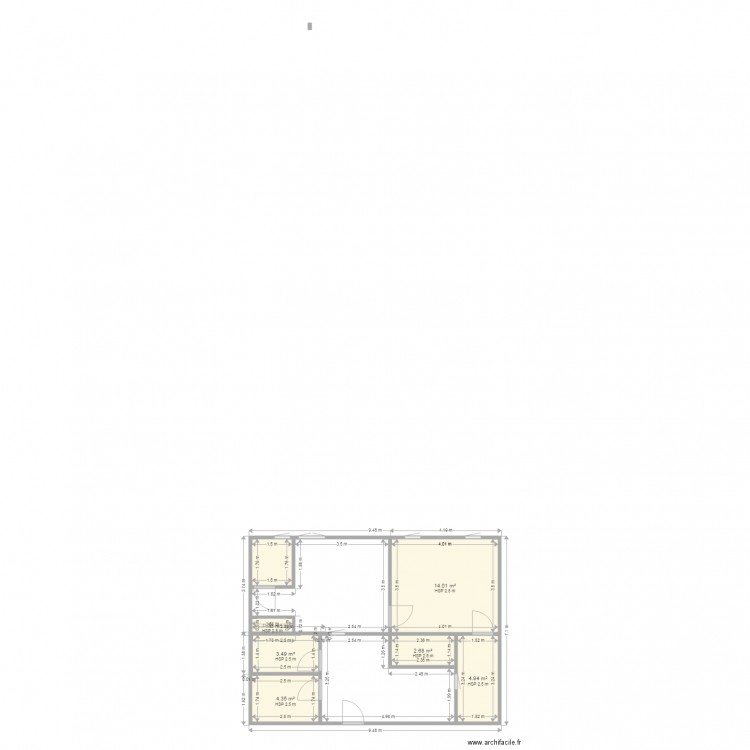 appartement annexe2. Plan de 0 pièce et 0 m2