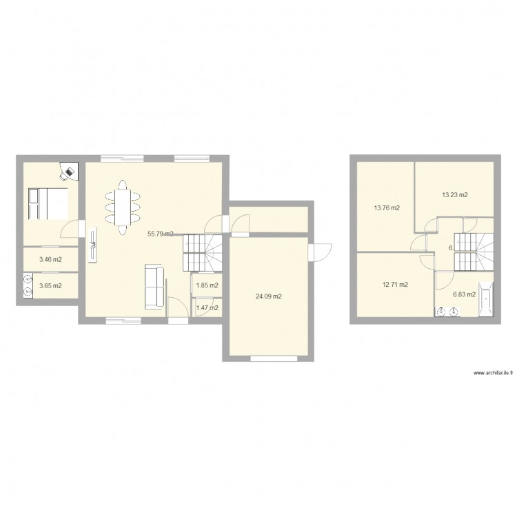 Plan maison NORMANDV2. Plan de 0 pièce et 0 m2
