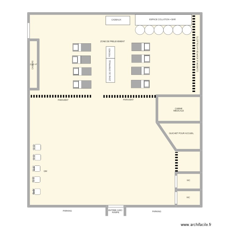 MARCHIENNE AU PONT - ECEPS. Plan de 6 pièces et 177 m2