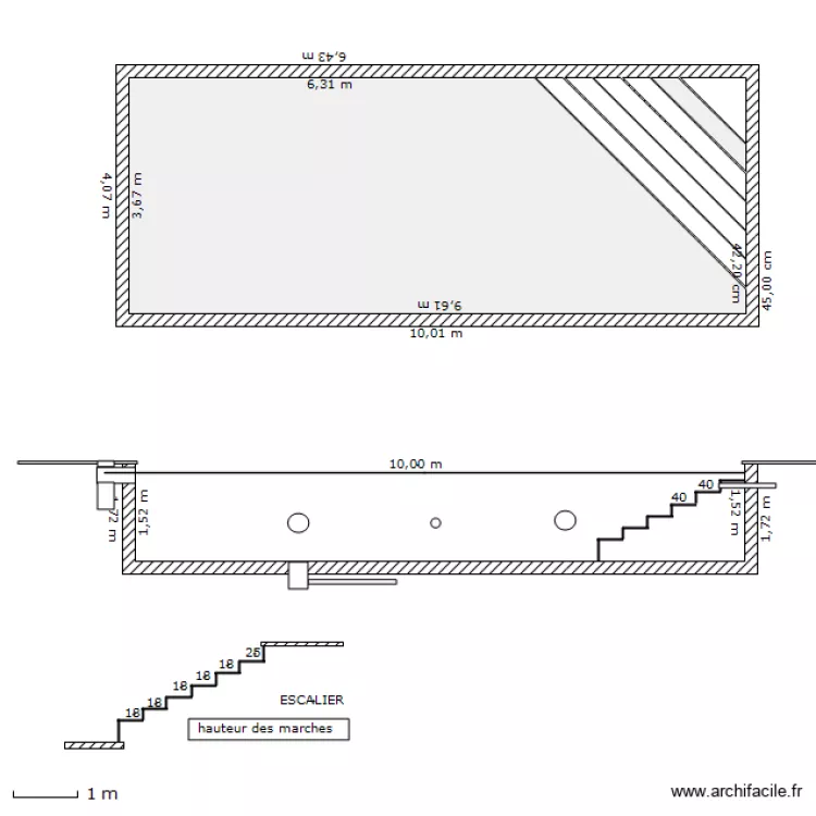 piscine 10 /4. Plan de piscine 10 /4. Plan de