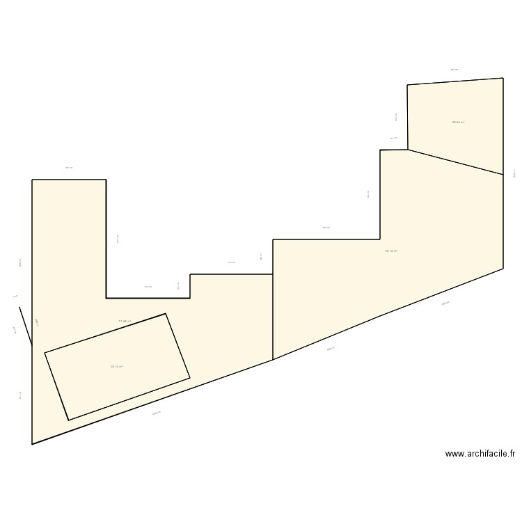 Martin Llupia /SFM . Plan de 4 pièces et 213 m2