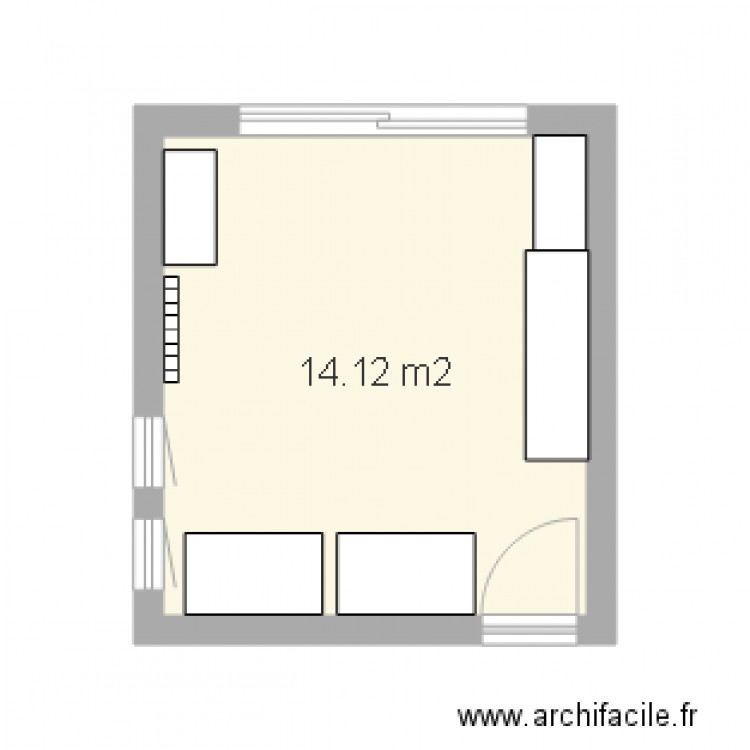 Chambre 2 . Plan de 0 pièce et 0 m2