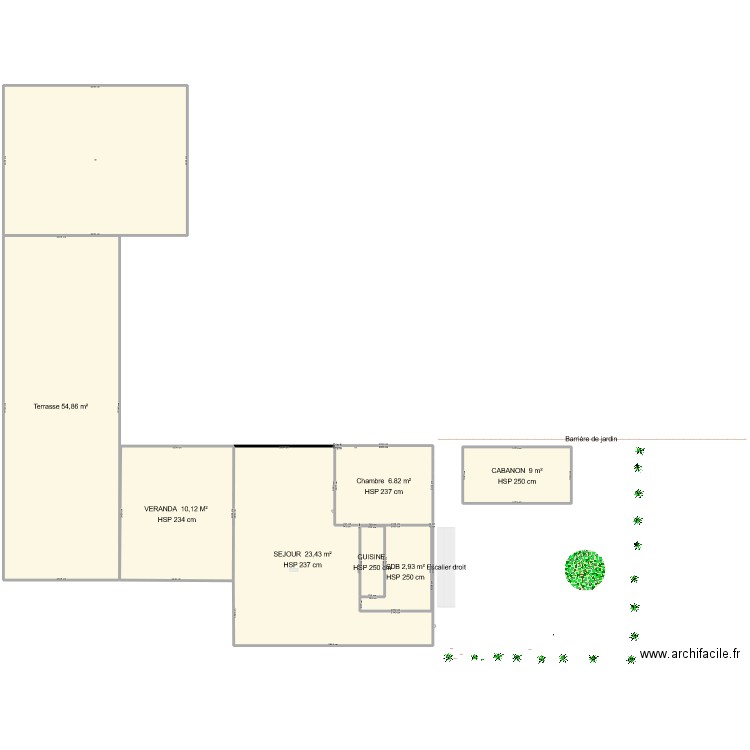 Plan Appartement Foch. Plan de 8 pièces et -1836 m2