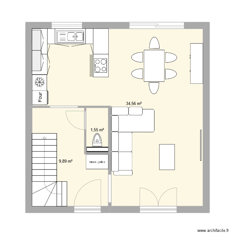 Maison Beauvais V4. Plan de 12 pièces et 137 m2
