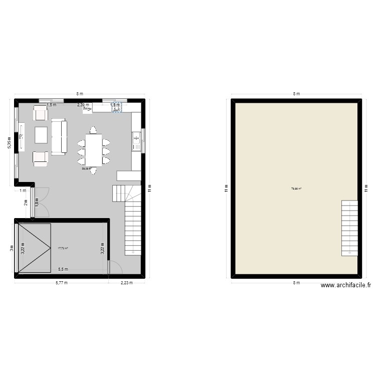 New plan BYPASS 040424. Plan de 3 pièces et 156 m2