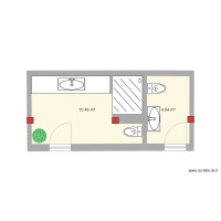 layout bathroom  villa 12 guest