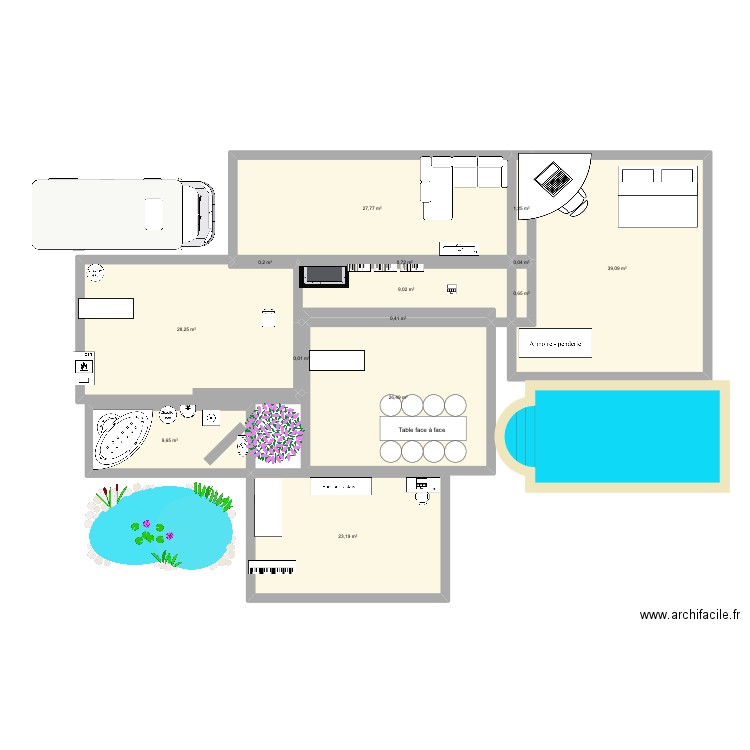 Ma villa japonaise . Plan de 14 pièces et 167 m2