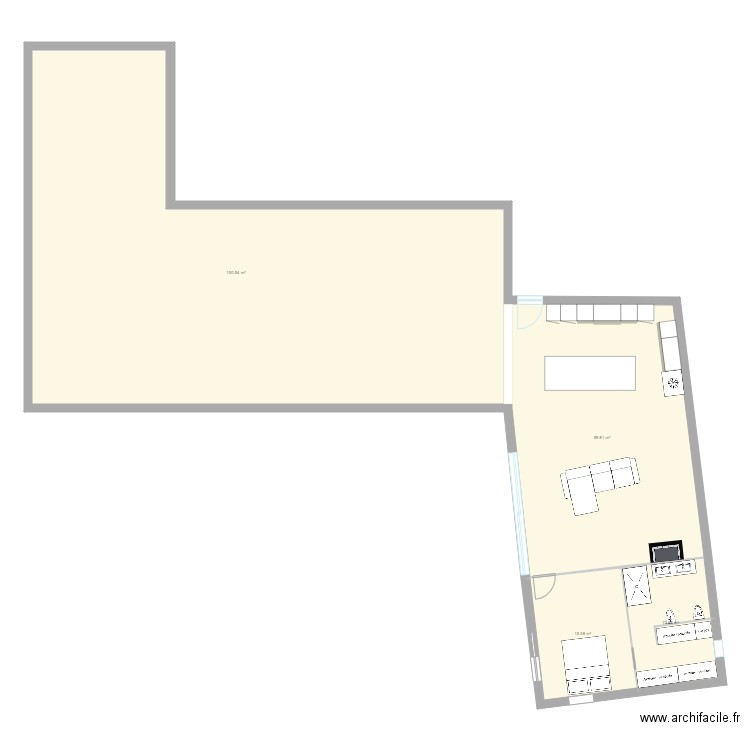 DTZ GWEN. Plan de 4 pièces et 238 m2