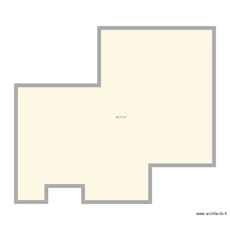 BERG Maison 4. Plan de 1 pièce et 100 m2
