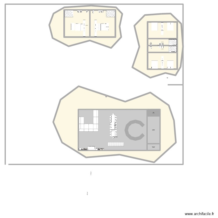 Villa AGUA RDC V5. Plan de 13 pièces et 1062 m2