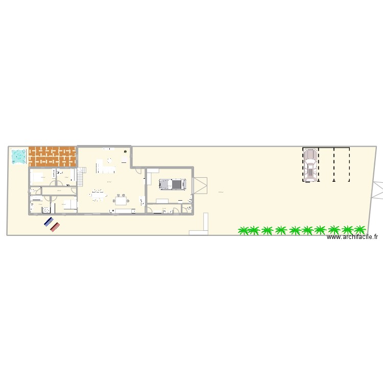 Maison + Terrain. Plan de 11 pièces et 692 m2